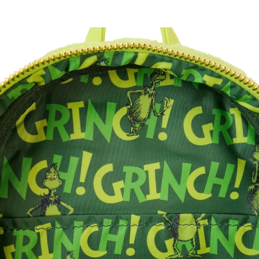 Loungefly Dr Seuss Plush Grinch Light Up And Flocked EXCLUSIVE - Picture 5 of 5